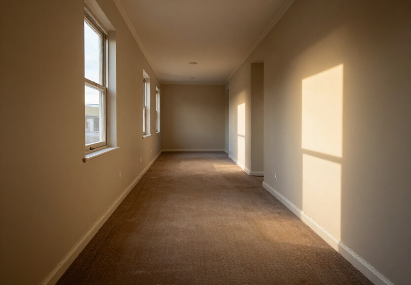Restored living room in Abbotsford after flood damage repair